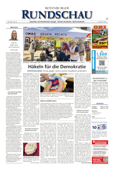 Vorschau Rotenburger Rundschau Sottrum am Sonntag vom 08.08.2026