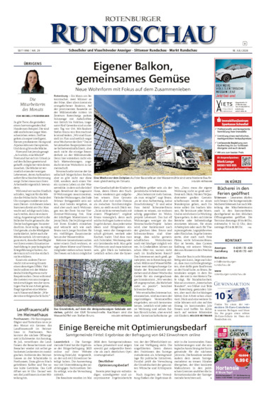 Rotenburger Rundschau Visselhövede am Sonntag vom 18.07.2026